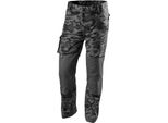 Pantaloni Di Sicurezza - Pantaloni Da Lavoro Camo Urban - Pantaloni Di Protezione Pantaloni Di Protezione Neo Tools - Moro - Taglia: S