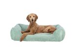 Trixie Vital Bed Jonna Letto Ortopedico Rettangolare, Peluche A Coste, Salvia