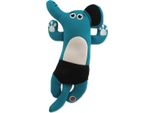 Cane Giocattolo Fantasia Galleggiante Elefante Che Fischia E Nuota Turchese 34 Cm
