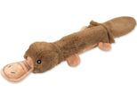 Cane Giocattolo Fantasy Uccello Giocattolo Riciclato Con Bottiglia In Pet Che Squittisce Con Coda Frusciante 55 Cm