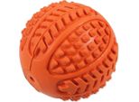 Giocattolo Per Cani Fantasy Ball In Gomma Squillante Arancione 6,3 Cm