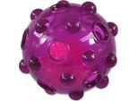 Giocattolo Per Cani Fantasy Glow Ball In Gomma Tpr Viola 8 Cm