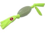Cane Giocattolo Fantasy Glow Palla Ovale Bianca Tpr Glow In The Dark 31Cm