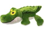 Cane Giocattolo Fantasy Silent Squeak Coccodrillo Verde 30 Cm