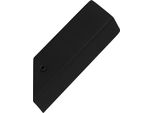 Quvio Ganci Da Parete - Ganci A Mano - Ganci Da Parete - Armadio - Schwarz - Edelstahl - 6,5 X 2,5 X 6 Cm