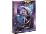 Clementoni 39525 - 1000 T Collezione Anne Stokes - Sotto L'incantesimo Del Drago