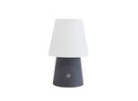 Lampada Da Tavolo N. 1 'Antracite' 30 (Led Rgb Dimmerabile Con Batteria Ricaricabile)