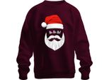 Ho Ho Ho Babbo Natale - Regalo Di Natale Maglione Di Natale Unisex, Borgogna, L