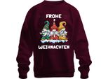 Buon Natale Gnomo Svezia - Regalo Di Natale Maglione Di Natale Unisex, Borgogna, Xxl