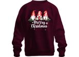 Buon Natale Gnomo Di Natale Gnomo Di Svezia - Regalo Di Natale Maglione Di Natale Unisex, Borgogna, Xl