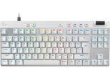 Logitech G Pro X Tkl Rapid, Cablato, Usb, Interruttore A Chiave Magnetico-Meccanico, Qwerty, Led, Bianco