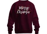 Luci Fatate Di Natale - Regalo Di Natale Maglione Di Natale Unisex, Borgogna, M