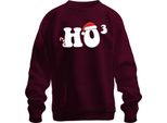 Insegnante Di Matematica Ho Ho Ho - Regalo Di Natale Maglione Di Natale Unisex, Borgogna, M