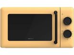 Cecotec Microonde Meccanico Con Grill Da 20L Proclean 3110 Giallo. 700W Su 6 Livelli E Grill Da 800W, Modalità Scongelamento, Segnale Di Fine Cottura, Luce Interna, Timer Da 30 Minuti, Design Giallo
