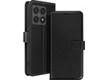Mayaxess, Custodia A Portafoglio Xiaomi 14T Funzione Stand Con Cinturino, Nero