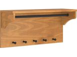 Vidaxl Appendiabiti Da Parete Sandnes 87X30X42 Cm In Legno Di Pino Massiccio