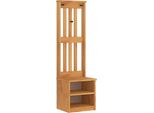 Vidaxl Appendiabiti Sandnes 45X40X159,5 Cm In Legno Di Pino Massiccio