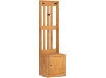 Vidaxl Appendiabiti Sandnes 45X40X159,5 Cm In Legno Di Pino Massiccio