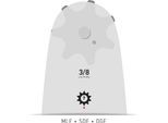 Lama Oregon Double Guard 45 Cm 1,3 Mm 3/8" ( 180SDEA095 ) Guida Per Motosega"