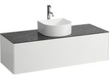 Tiroir Sonar En Cours D'utilisation, 1 Tiroir, Adapté Aux Cuvettes Des Lavabos 812340, 812341, 812342, 812343, DéCoupe Au Milieu Pour Le Lavabo Et Le Robinet, H4054250341431, H4054250341431