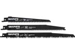 Graphite - Grafite - Set Di Lame Per Seghetto Alternativo - Per Legno (3 Pezzi) - Ue -