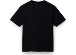 T-Shirt Da Uomo Nera: Vestibilità Rilassata, Collo Rotondo, 100% Cotone Organico