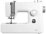 Succebuy Macchina Per Cucire Computerizzata Per Principianti Con 18 Modelli Di Punti, Pedale E Luce Led, Robusta Struttura In Metallo, Macchina Per Cucire Digitale Con Motore Potente Per Progetti Creativi E Riparazioni, Bianco