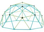 Succebuy Telaio Geometrico Per Arrampicata Con Altalena A Piastre (Larghezza 305 Cm), Portata Fino A 453 Kg, Adatto A Bambini Da 3 A 10 Anni, Gioco Da Giardino Per Parchi Giochi