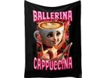 Coperta Calda In Micropush 150X200 Cm - Ballerina Cappuccina