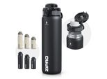 Elegante Borraccia In Acciaio Inox 1000 Ml | Bottiglia Isolata A Doppia Parete E A Prova Di Perdite | Bottiglia Thermos Senza Bpa Con Tappo Di Sicurezza | Per Lo Sport