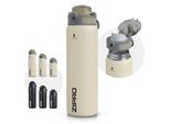 Elegante Borraccia In Acciaio Inox 1000Ml | Bottiglia Isolata A Doppia Parete E A Prova Di Perdite | Bottiglia Thermos Senza Bpa Con Tappo Di Sicurezza | Per Lo Sport