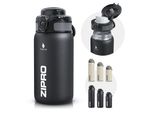 Elegante Borraccia In Acciaio Inox 500Ml | Bottiglia Isolata A Doppia Parete E A Prova Di Perdite | Bottiglia Thermos Senza Bpa Con Tappo Di Sicurezza | Per Lo Sport