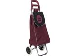 Howhomely | Carrello Della Spesa - Carrello Della Spesa - 34 X 30 X 96 Cm - 50 L - Viola Nero - Aiuto Per La Spesa - Borsa Con Patta