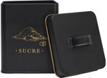 Howhomely | Zuccheriera - Zuccheriera - 11 X 11 X 19 Cm - Oro Nero - Zuccheriera Con Coperchio - Metallo