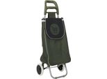 Howhomely | Carrello Spesa - Ausilio Per La Spesa - 34 X 30 X 96 Cm - 50 L - Verde Nero - Carrello Spesa - Borsa Con Sportello