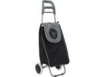Howhomely | Carrello Della Spesa - Carrello Della Spesa - 34 X 30 X 96 Cm - 50 L - Nero Grigio - Carrello Della Spesa - Borsa Con Patta