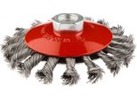 Spazzola Metallica In Grafite Per Flex 115 Mm X M14, Acciaio Inox