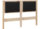 Vidaxl Testiera Altro Marrone 135 Cm In Legno Di Pino Massiccio