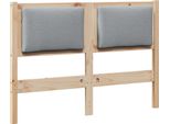 Vidaxl Testiera Altro Marrone 135 Cm In Legno Di Pino Massiccio