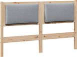 Vidaxl Testiera Altro Marrone 160 Cm In Legno Di Pino Massiccio