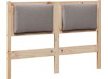 Vidaxl Testiera Altro Marrone 120 Cm In Legno Di Pino Massiccio