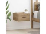 Vidaxl Comodino In Rovere Artisan 35 X 35 X 20 Cm Materiale A Base Di Legno