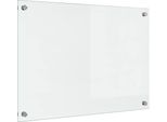 Vidaxl Alzatina Per Cucina Trasparente 70 X 50 Cm Vetro Temperato