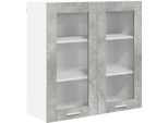Syfax™ Armadio Pensile Con Porta Grigio Cemento 80 X 31 X 80 Cm