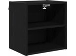 Vidaxl Armadio A Muro Nero Effetto Rovere 40 X 29,5 X 40 Cm