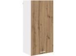 Vidaxl Armadio A Muro Con Anta Artisan In Rovere E Bianco 50 X 31 X 100 Cm