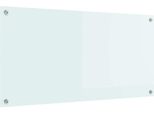 Vidaxl Alzatina Per Cucina Bianca 100 X 50 Cm Vetro Temperato