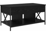 Syfax™ Tavolino Da Salotto Rovere Nero 100 X 55 X 48.5 Cm