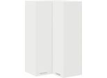 Vidaxl Armadio A Muro Con Contenitore Bianco 57 X 57 X 100 Cm Materiale A Base Di Legno