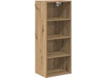 Syfax™ Armadio Pensile Rovere Artigianale 40 X 29,5 X 100 Cm